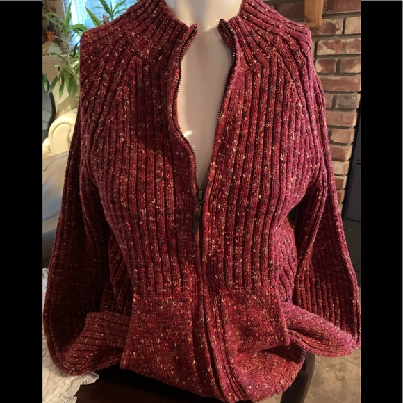 Liz Claiborne zip up cardigan - Picture 2 of 5